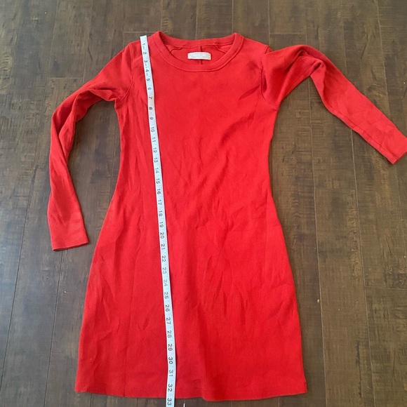 Everlane The Ribbed Red mini dress - Picture 8 of 13